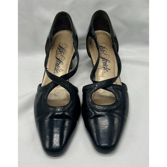 LifeStride Shoes - LIFESTRIDE Black Crisscross Strappy Low Heels ~ Pointed Toe Shoes ~ Women's Sz 7